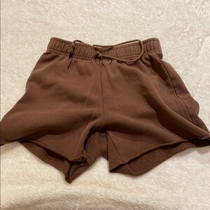 PacSun Chocolate Brown Fleece Shorts